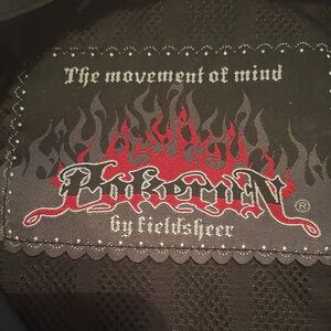 Lukerin Graphic Mesh Top